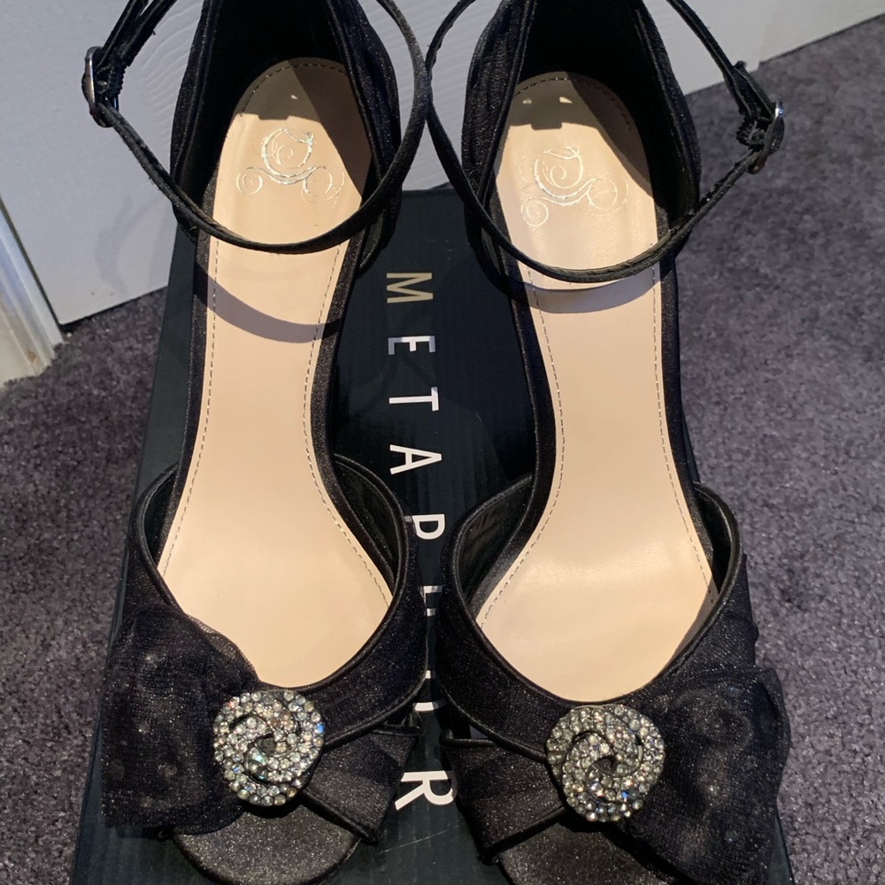 Women’s Cinderella Black Heels Size 8
